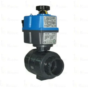 Ball valves Industrial electric actuation